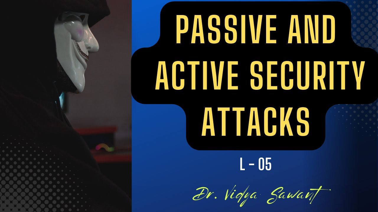 Understanding Security Attacks: Passive vs. Active Threats 🔒