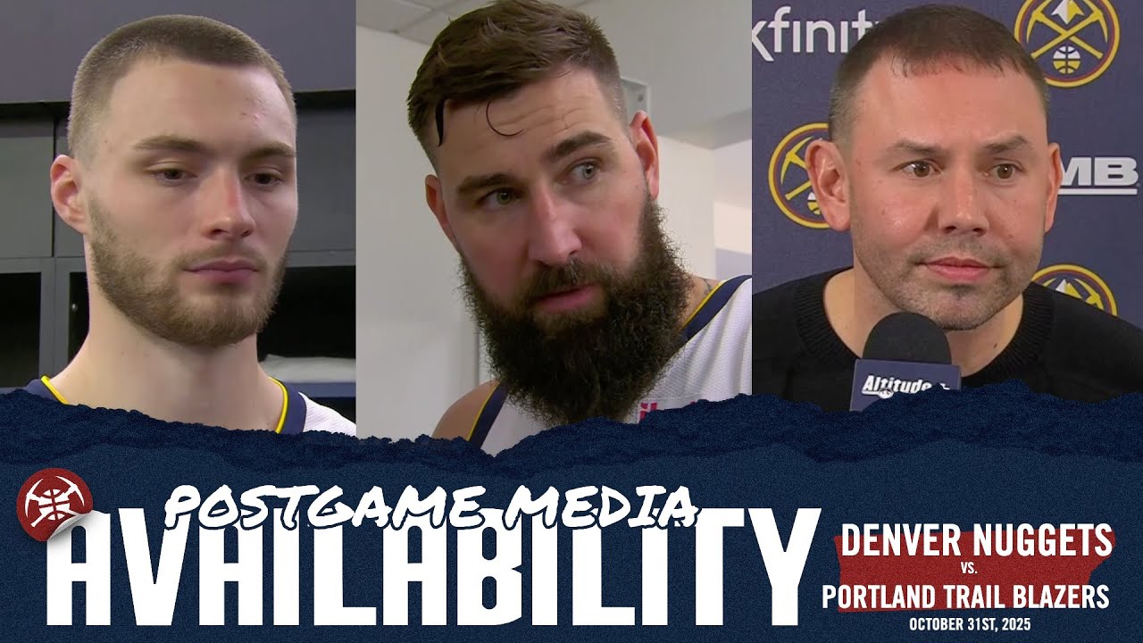 Denver Nuggets Postgame: Key Reactions from Braun, Valančiūnas & Coach Adelman after Loss to Trail Blazers 🎙