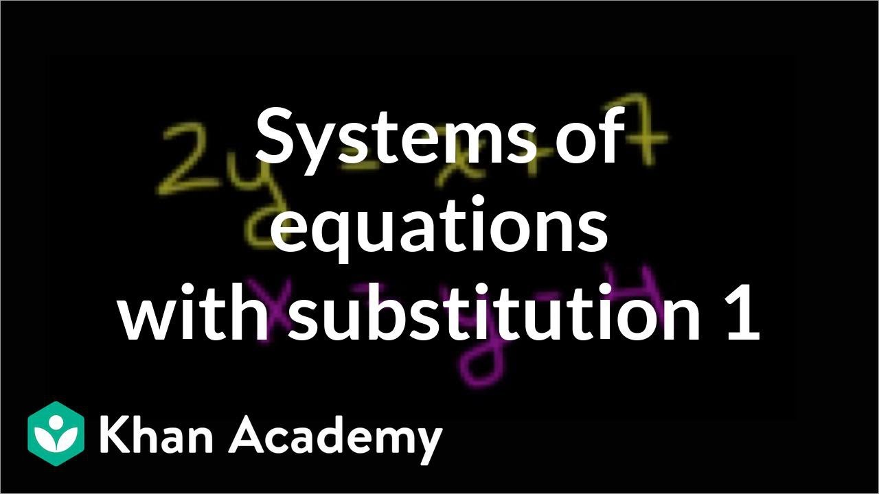 Master the Substitution Method to Solve Systems of Equations | 8th Grade Math 📚