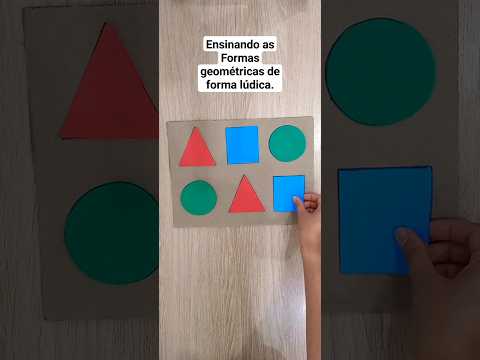 Atividades lúdicas - Formas Geométricas. #atividadeseducacaoinfantil #formasgeométricas