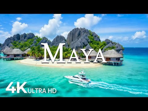 FLYING OVER MAYA (4K UHD) – Soothing Music Along With Beautiful Nature Video - 4K Video ULTRA HD #2
