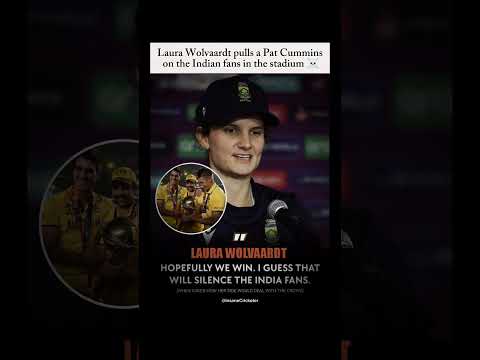 Laura Wolvaardt wants to silence the crowd 🤫