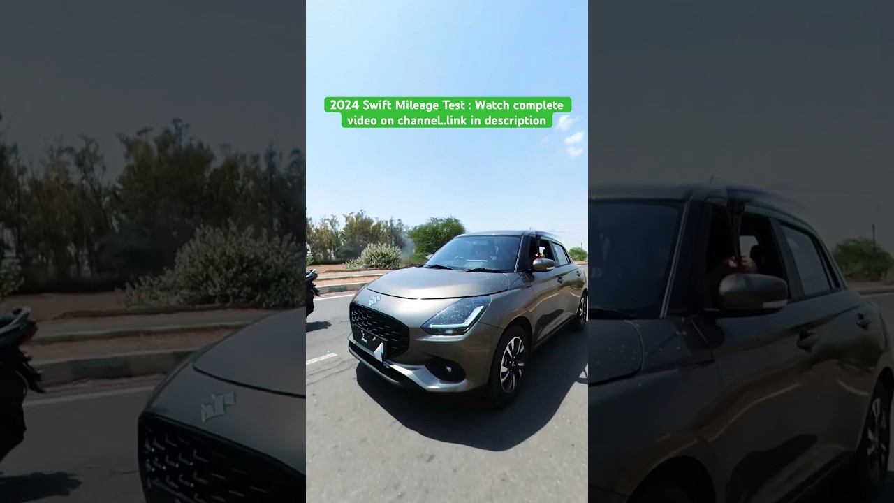2024 Maruti Swift New Model Mileage Test #swift2024 #swiftfacelift #swift #maruti