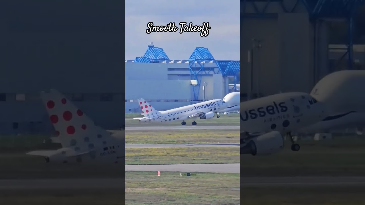 Smooth takeoff @brusselsairlines from #toulouse #blagnac #airport #tls #aviation #planespotting