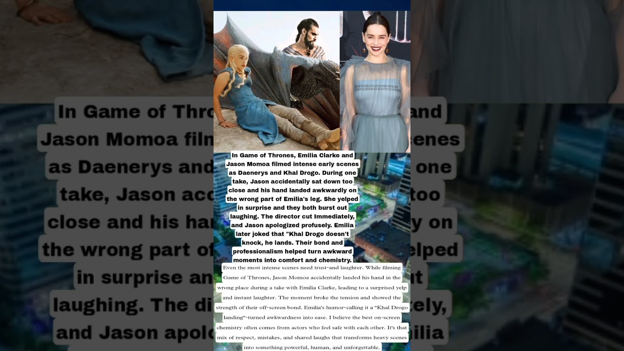 Game of Thrones: Emilia Clarke & Jason Momoa's Early Days as Daenerys & Khal Drogo 🌟