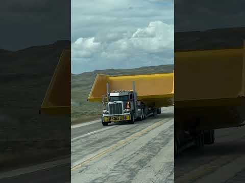 Tesla truck oversize load