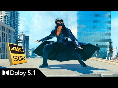 4K - Aeroplane Scene | Defender | Krrish 3 | DOLBY 5.1