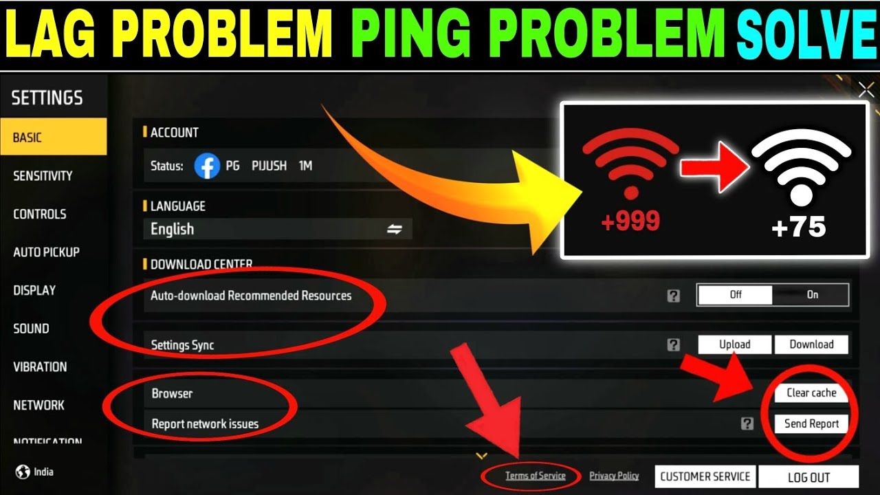 Free Fire Ping & Network Fix 🚀