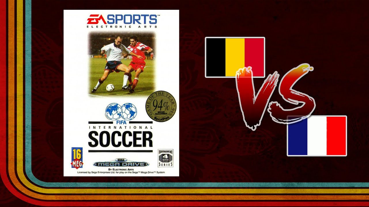 RetroGaming #5: Belgique vs France sur FIFA 94 🇧🇪🇫🇷