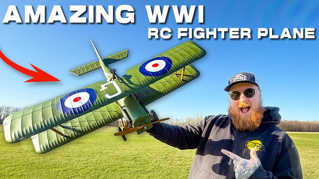 RC WWI Biplane E-flite SE5a Review ✈️
