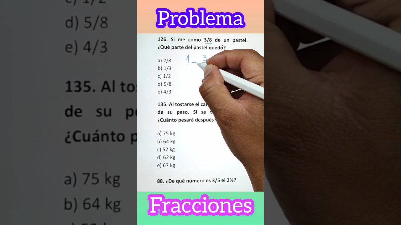 ¡Domina los Problemas de Fracciones con Este Guía Fácil! ✨