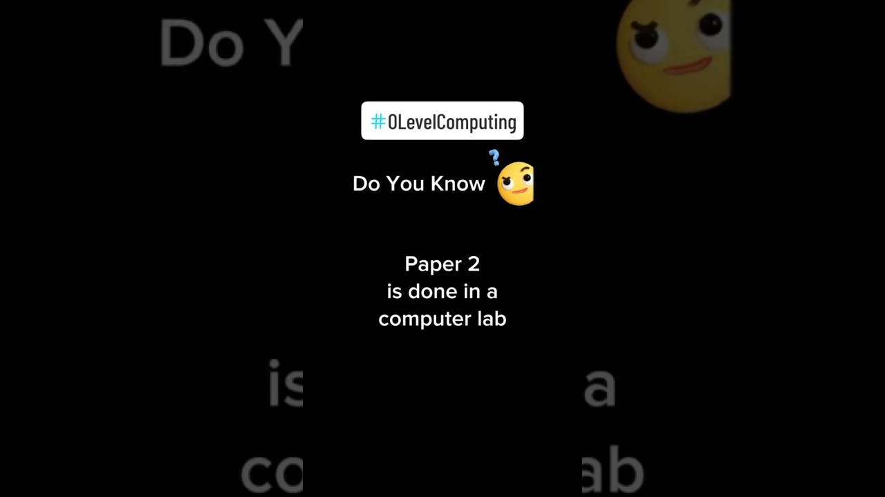 O-Level Computing Exam: How Is It Tested? 🖥️