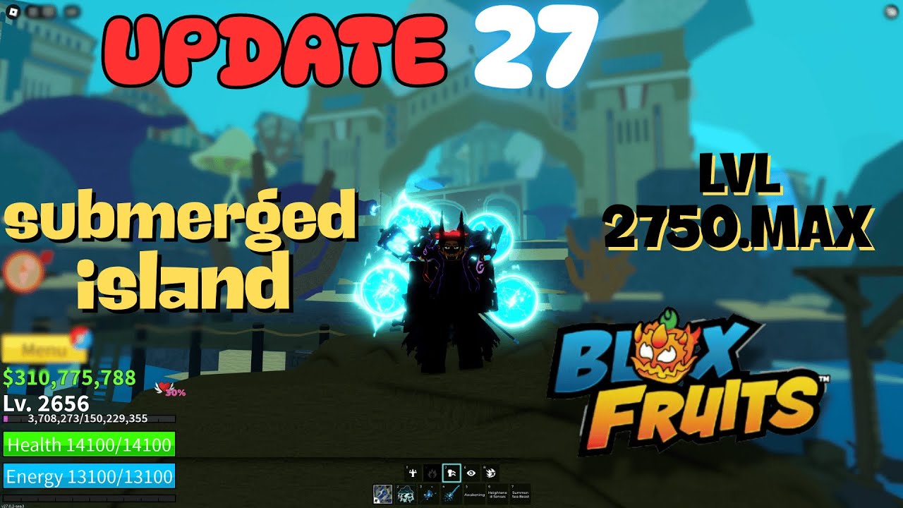 Blox Fruits Update 27: Find the Sunken Island 🌊 (LVL 2750+)
