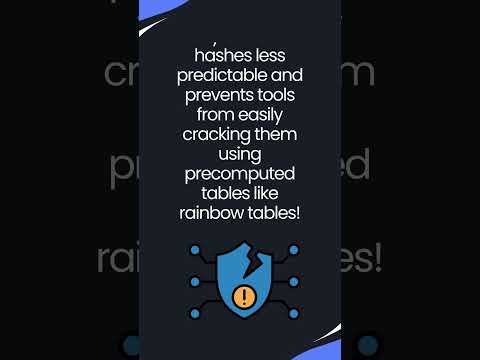 What’s the secret to making cryptographic hash functions tougher for attackers?   #securityplus