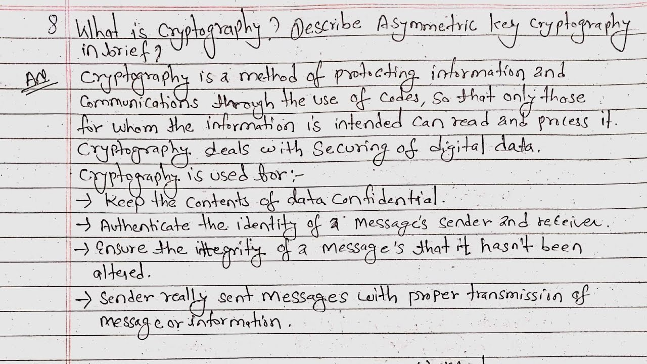 Understanding Cryptography: Asymmetric Key Encryption & Key Features 🔐