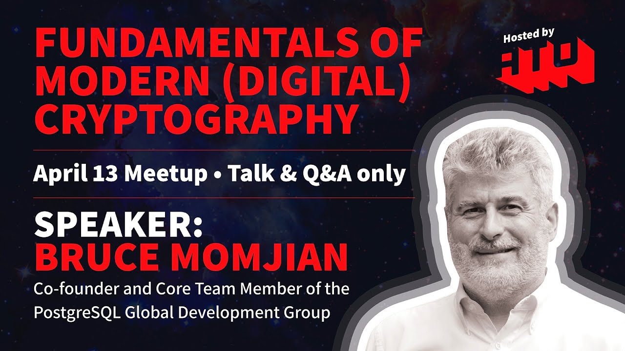 Unlocking Modern Digital Cryptography: Insights from Bruce Momjian 🔐