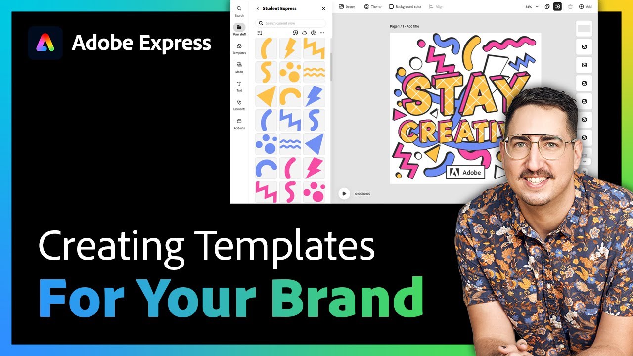 Brand Templates in Adobe Express with Andrew Hochradel