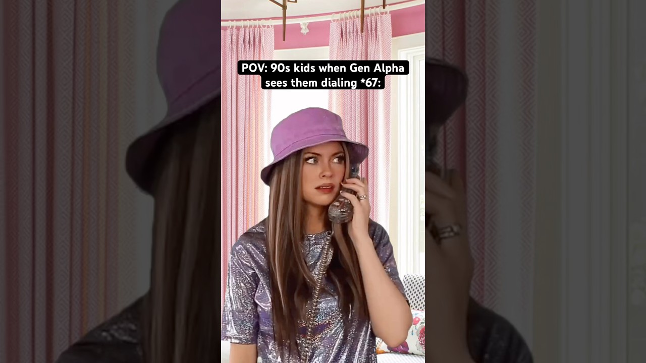 Gen Alpha Reacts to 90s Dialing *67 📞