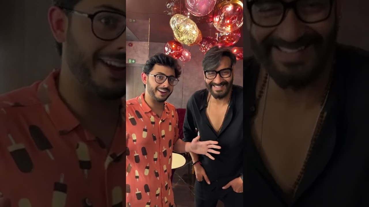 CarryMinati & Ajay Devgan Promote Runway 34 🎬