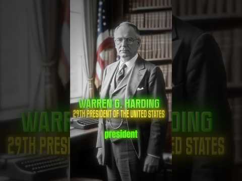 Warren G. Harding | The President Who Died Before His Scandal Exploded | US President Series EP.29