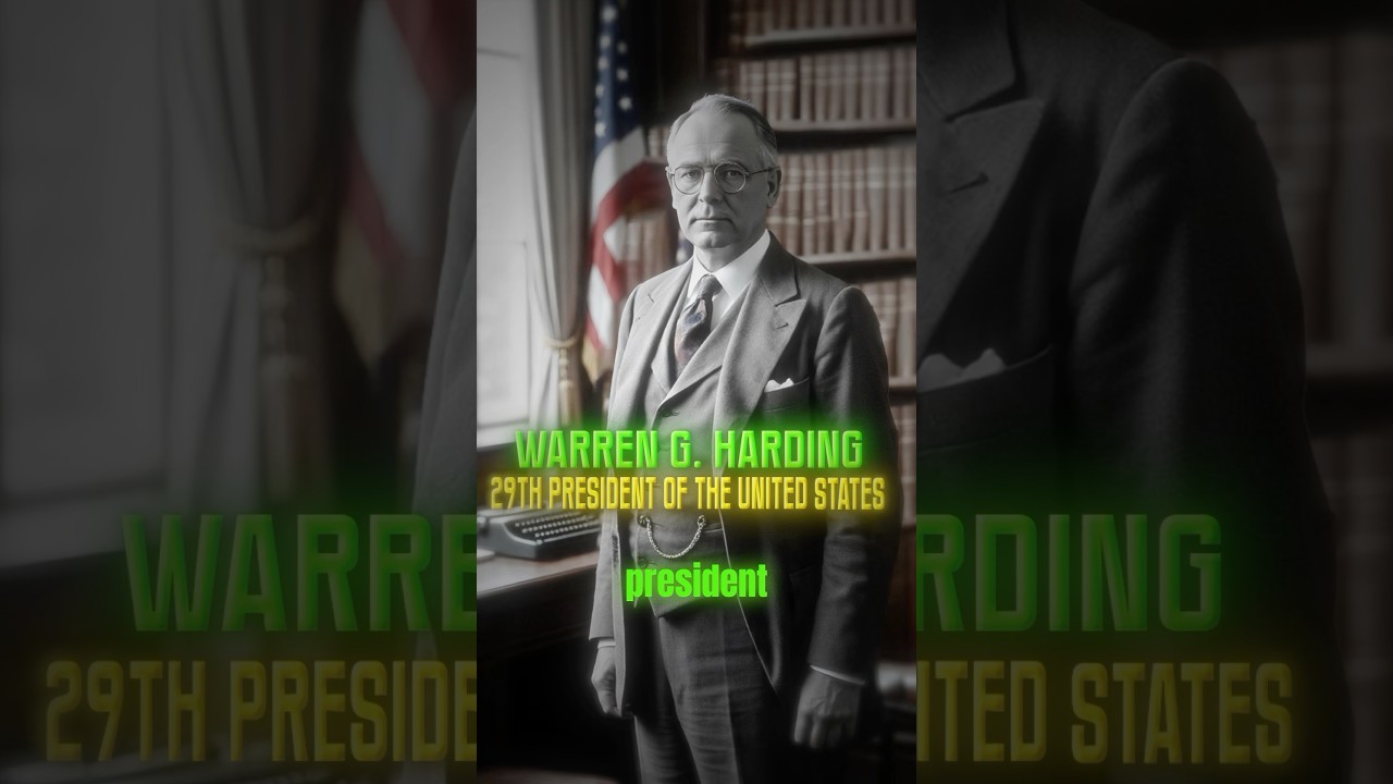 Warren G. Harding: The President Who Died Before His Scandal Unfolded 🏛️