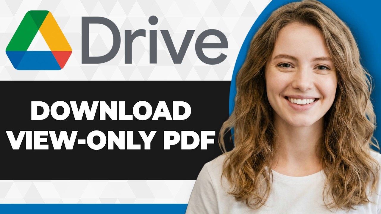 Download View-Only PDFs from Google Drive 📥