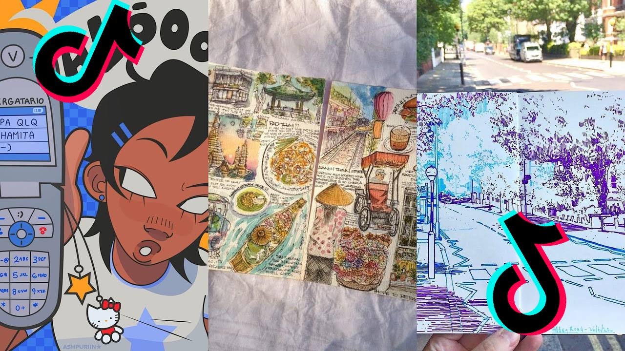 Art Sketchbook TikTok Compilation π¨