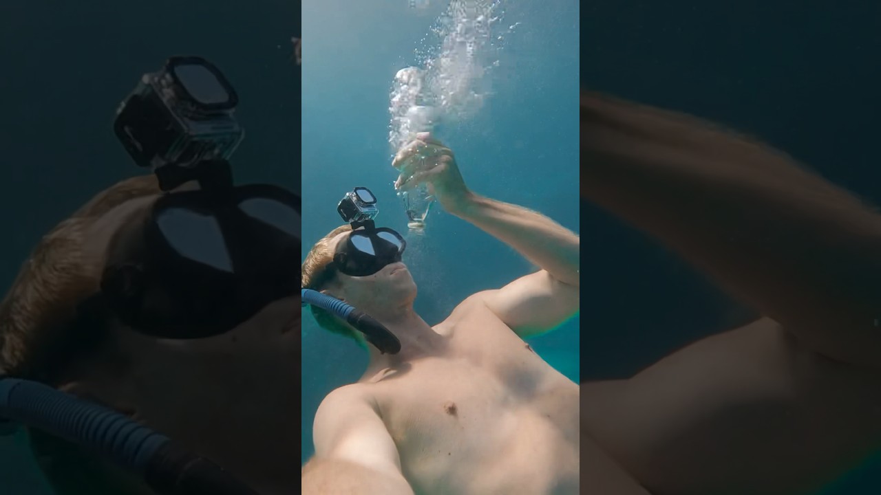 Incredible Underwater Dive: Filling an Air Bottle at the Ocean Floor 🌊