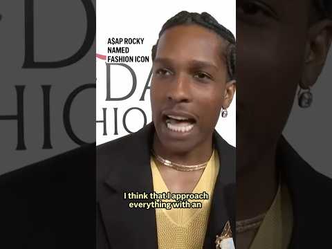 A$AP Rocky named fashion icon