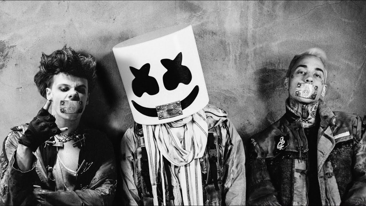 Marshmello, YUNGBLUD & blackbear - Tongue Tied 🎶