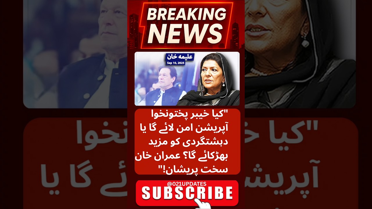 Aleema Khan Claims KP Operation Will Increase Terrorism 🚨 | Imran Khan Responds