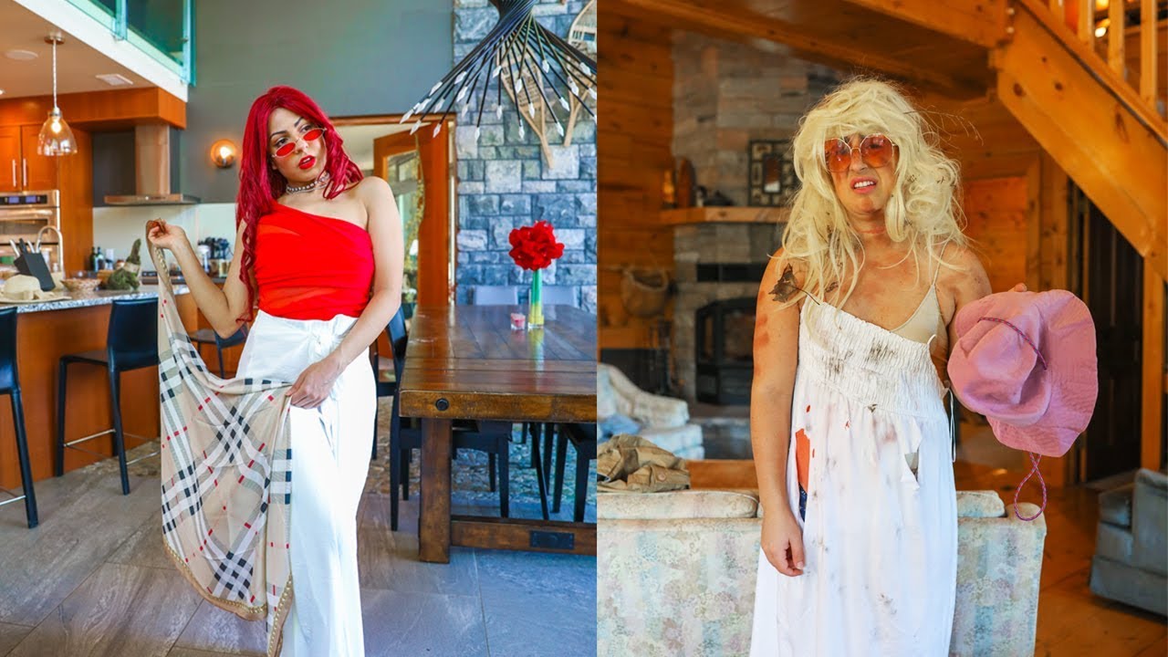 Summer Vacation Showdown: Rich Girl vs Normal Girl 🌞