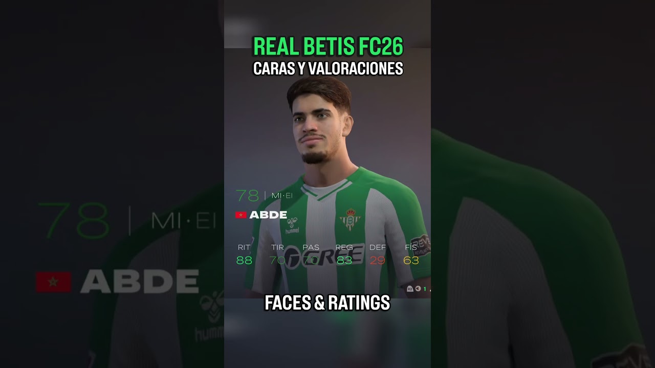 Real Betis en FC26: Valoraciones y Rendimiento ⚽