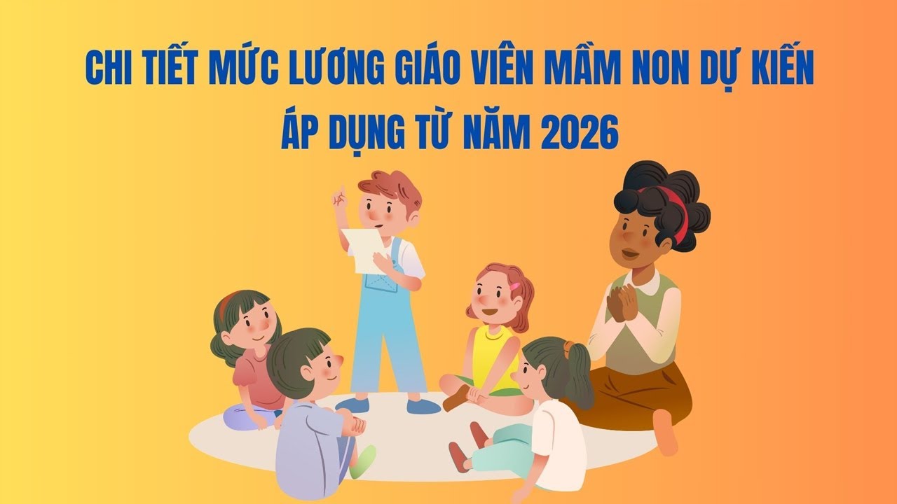 Dự kiến mức lương giáo viên mầm non từ 2026: Cập nhật mới nhất 📈