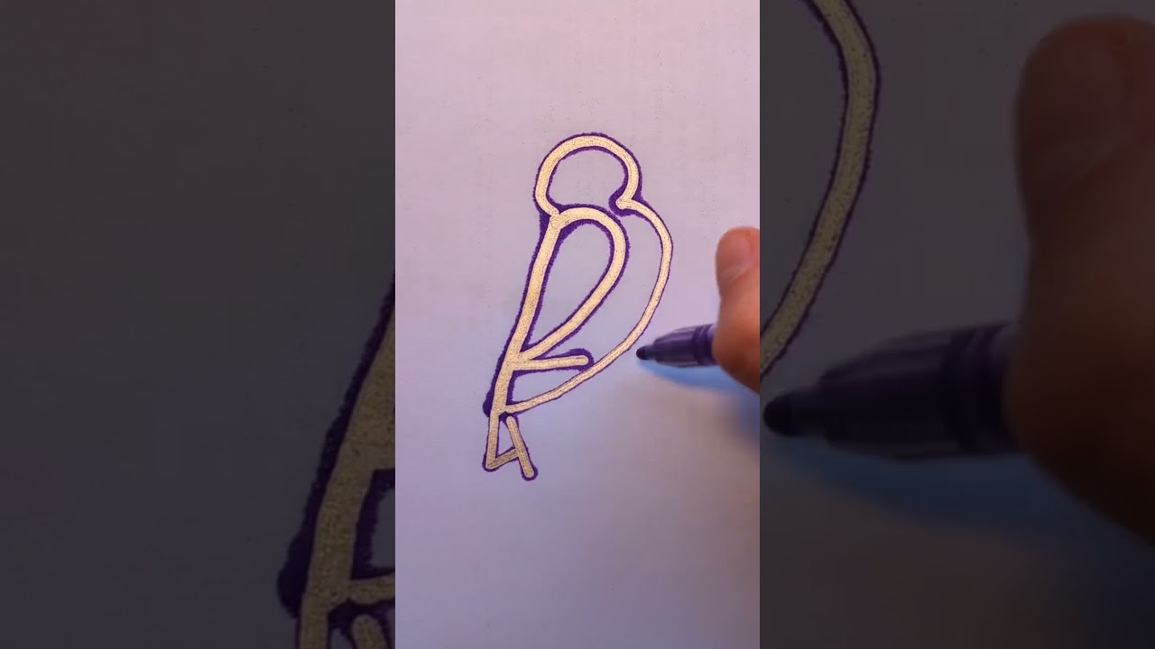 Draw a Bird Using Only Numbers 🐤