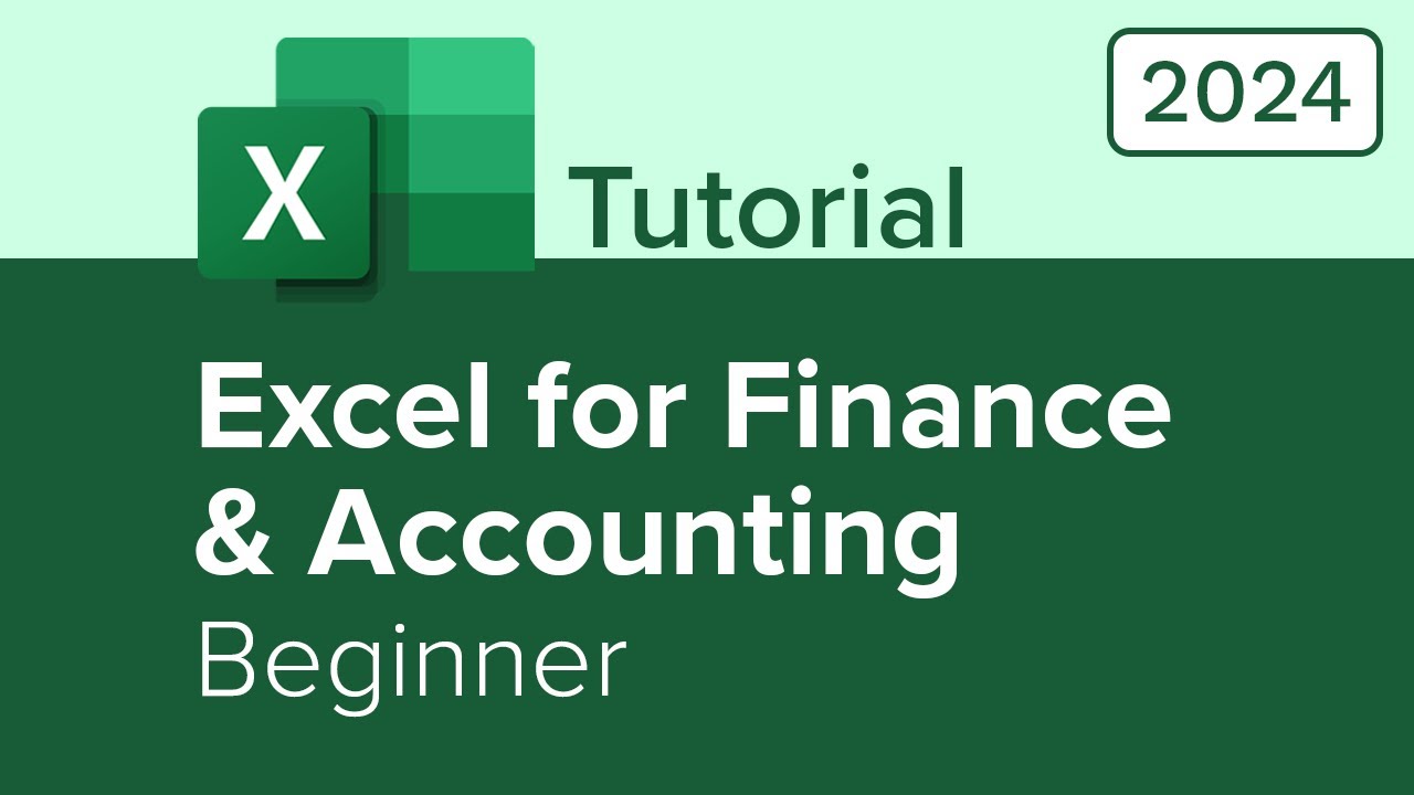 Excel for Finance & Accounting Beginners 📊