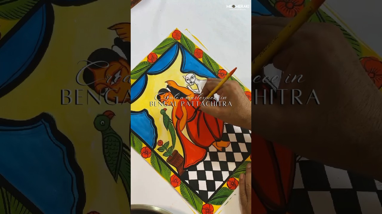 Learn Bengal Pattachitra with us! Pattachitra paintings! Bengal pattachitra easy! Bengal art!