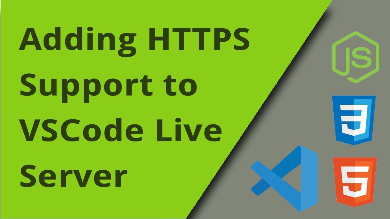 Enable HTTPS in VSCode Live Server 🌐