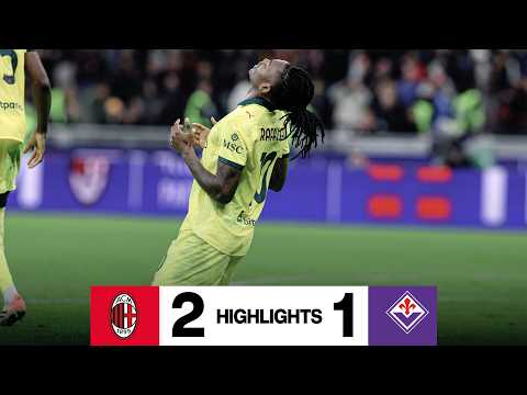 La doppietta di Leão regala la vittoria in rimonta! | AC Milan 2-1 Fiorentina | Highlights Serie A