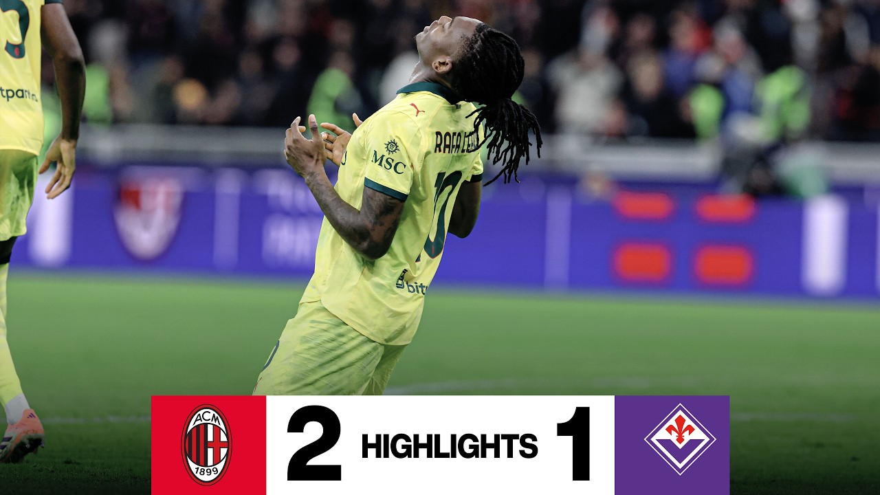 Leão's Double Secures AC Milan's Thrilling Comeback Victory vs Fiorentina ⚽