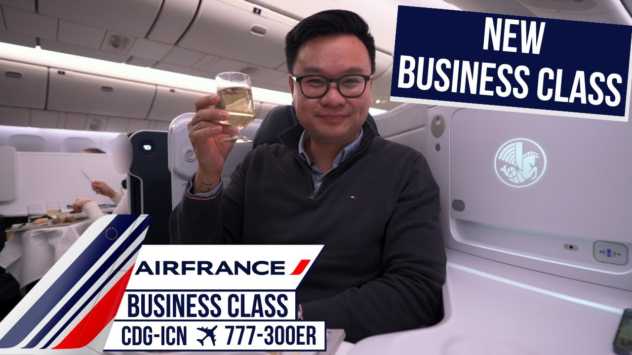 Air France Business Class 777-300ER Review ✈️ Paris to Seoul