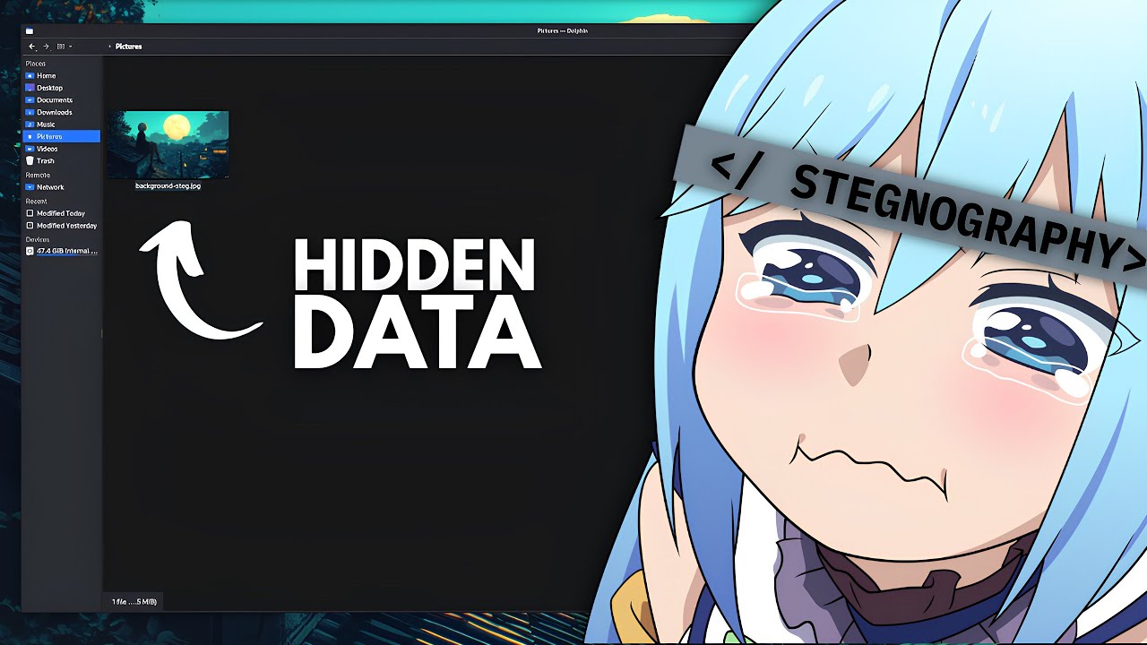 How HACKERS Hide DATA (STEGNOGRAPHY)!