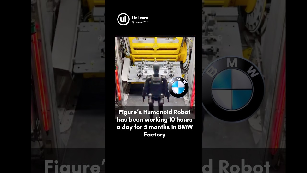 BMW Uses Humanoid Robots for 10-Hour Shifts 🤖