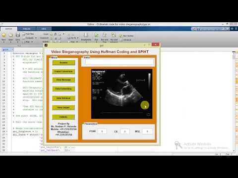 Matlab Code Video Steganography Using Image Processing