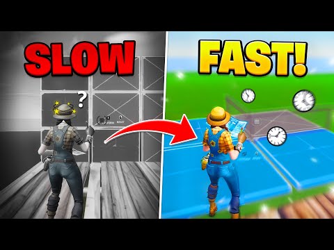 How to EDIT FASTER In Fortnite