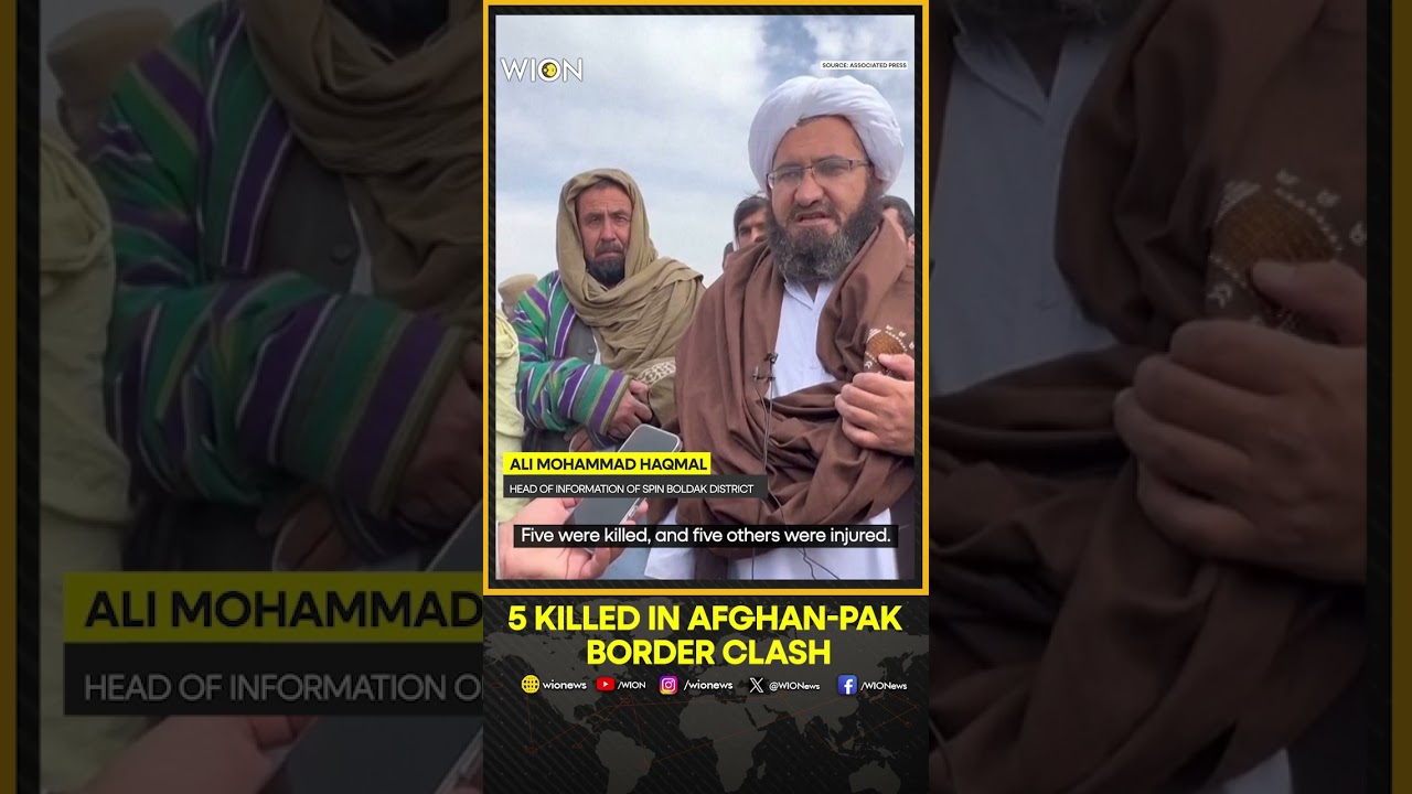 Pak-Afghan Border Clashes Kill 5, Wound 5 🇵🇰🇦🇫