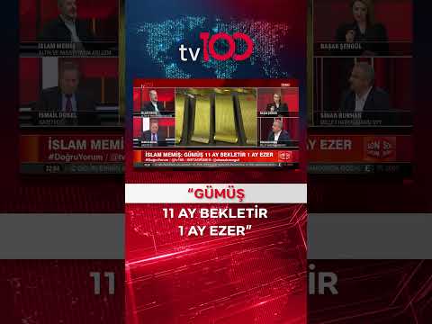 Gümüş, Altından Daha Güvenilir Bir Yatırım Aracı Mı? #shorts #altın #gümüş #tv100