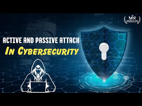 Understanding Active and Passive Attacks in Cybersecurity. #cybersecurity #viralshorts #hacker