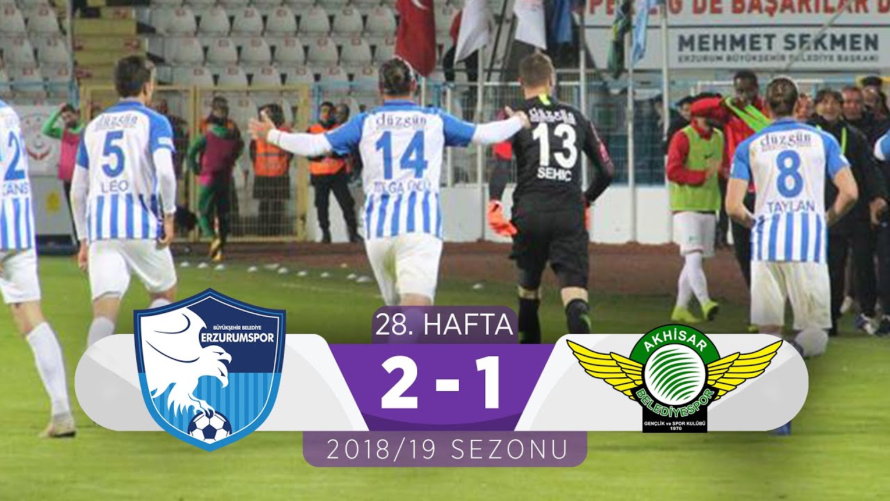 BB Erzurumspor vs Akhisarspor 2018/19 Highlights 📺