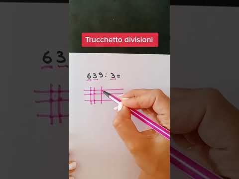 Conoscevi questo metodo per le divisioni? #matematicaconlidia #matematica #shorts #perte #divisioni